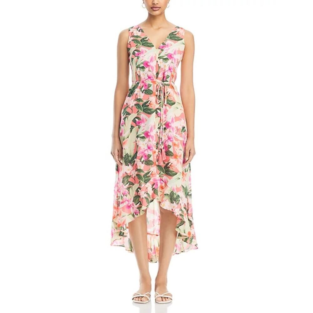 Tommy Bahama Floral Legacy Blooms Maxi Dress Sleeveless Multicolor Size XS NWOT